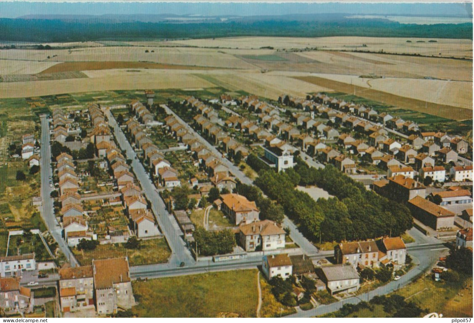 54 - CRUSNES - Vue Aérienne  (CPSM Grand Modèle) - Other & Unclassified