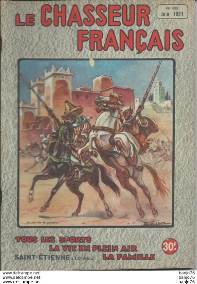 LOT Le Chasseur Français - Année 1951 - 4 Numéros - Hunting & Fishing