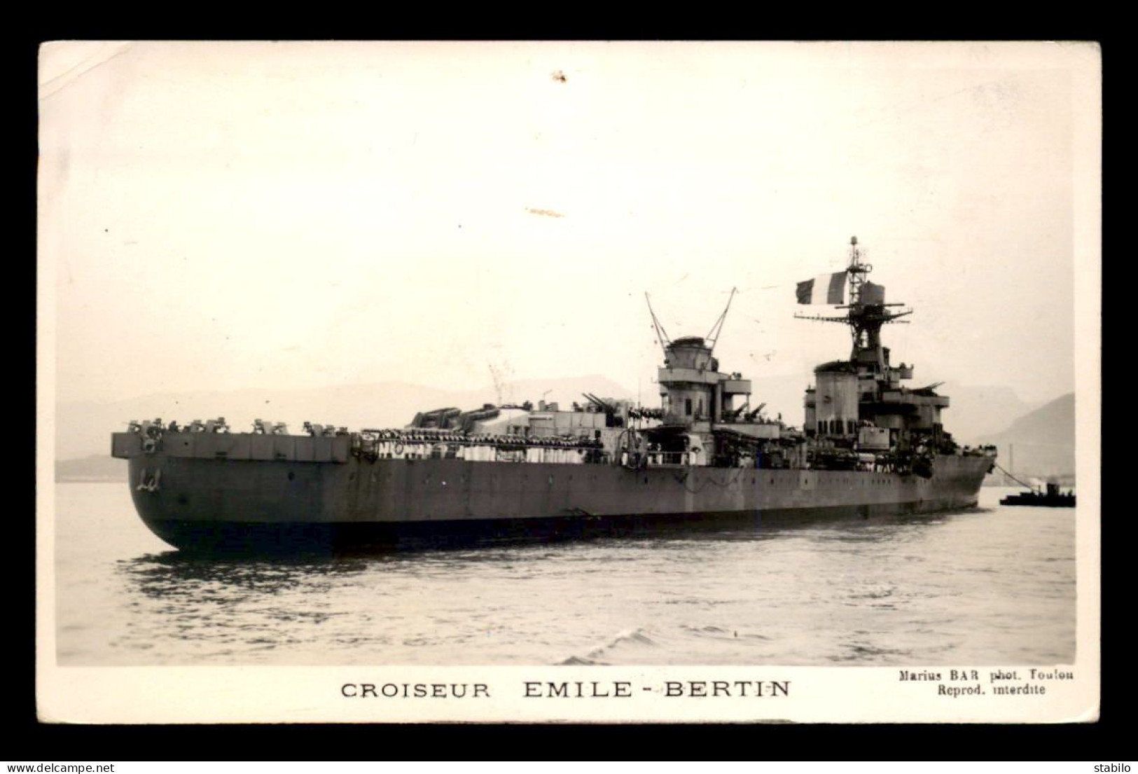 BATEAUX DE GUERRE - CROISEUR "EMILE BERTIN" - Guerra