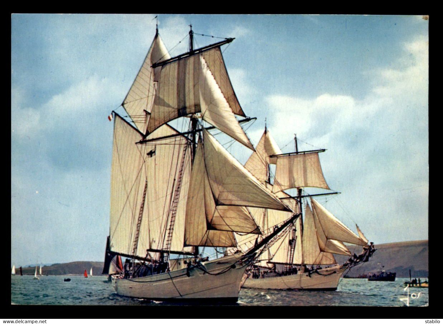 BATEAUX DE GUERRE - GOELETTES DE LA MARINE NATIONALE "L'ETOILE" ET "LA BELLE EPOQUE" - Warships