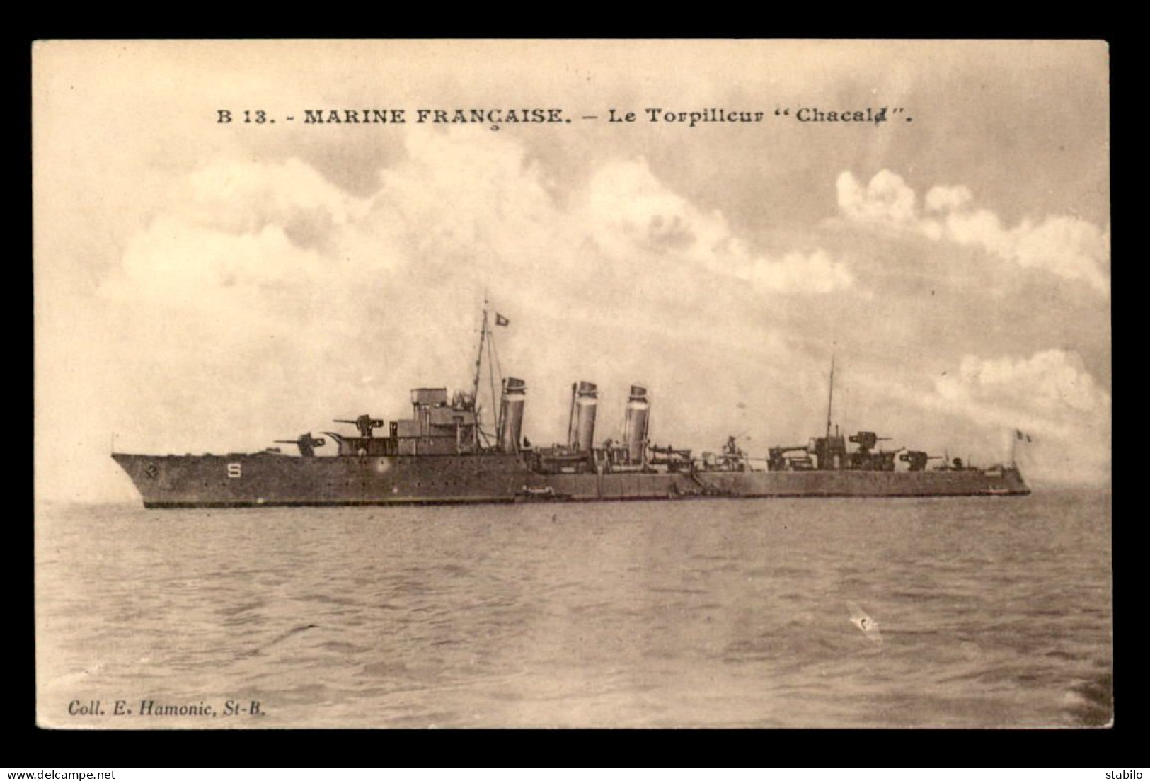 BATEAUX DE GUERRE - TORPILLEUR "CHACAL" - Warships