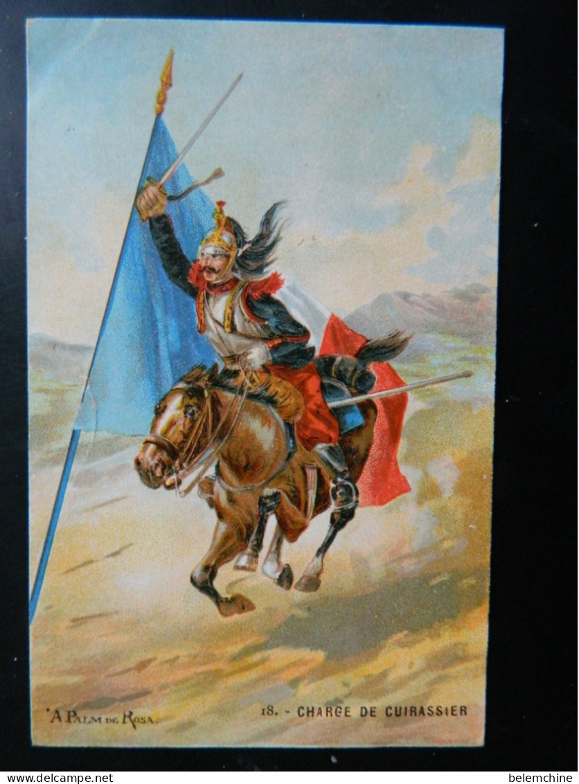 A. PALM DE ROSA                                              CHARGE DE CUIRASSIER - Régiments