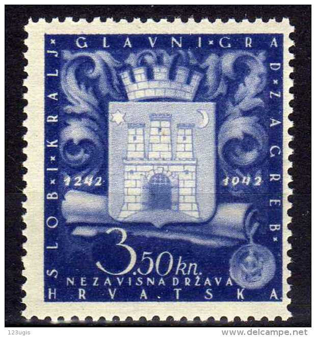 Kroatien (NDH) 1943 Mi 97 * [200616XVI] - Croacia