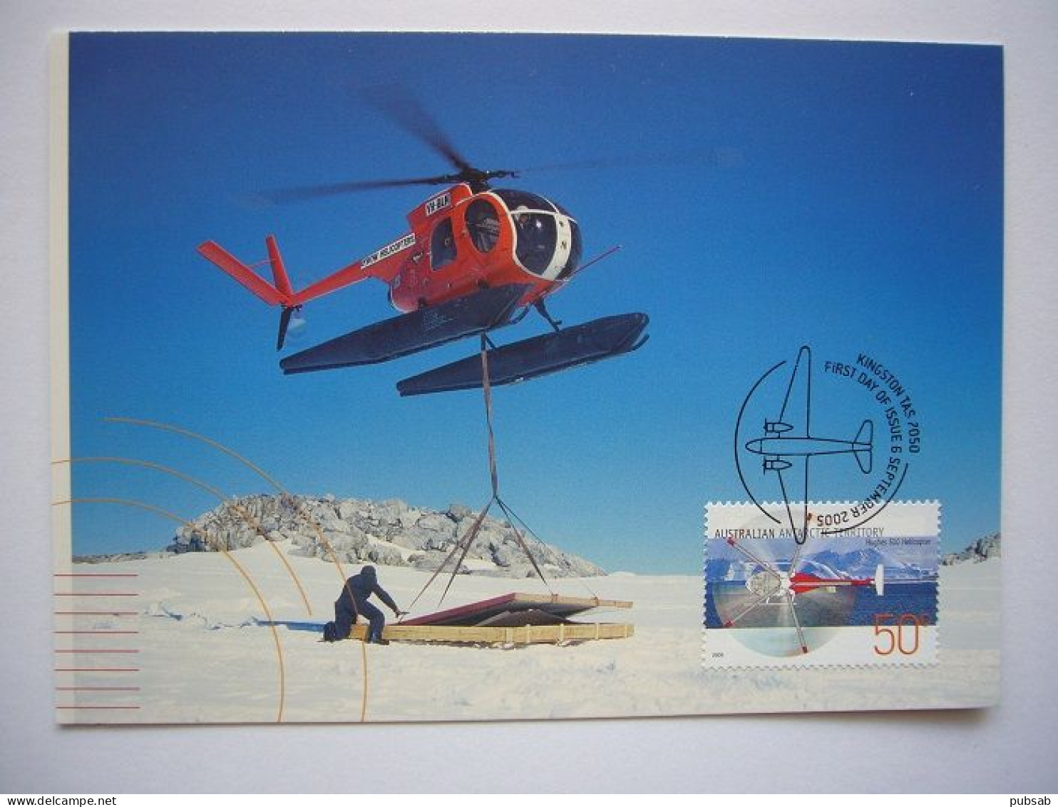 Avion / Airplane / AUSTRALIAN ANTARCTIC DIVISION / Helicopter / Hughes 500 / Seen At Casey - Elicotteri