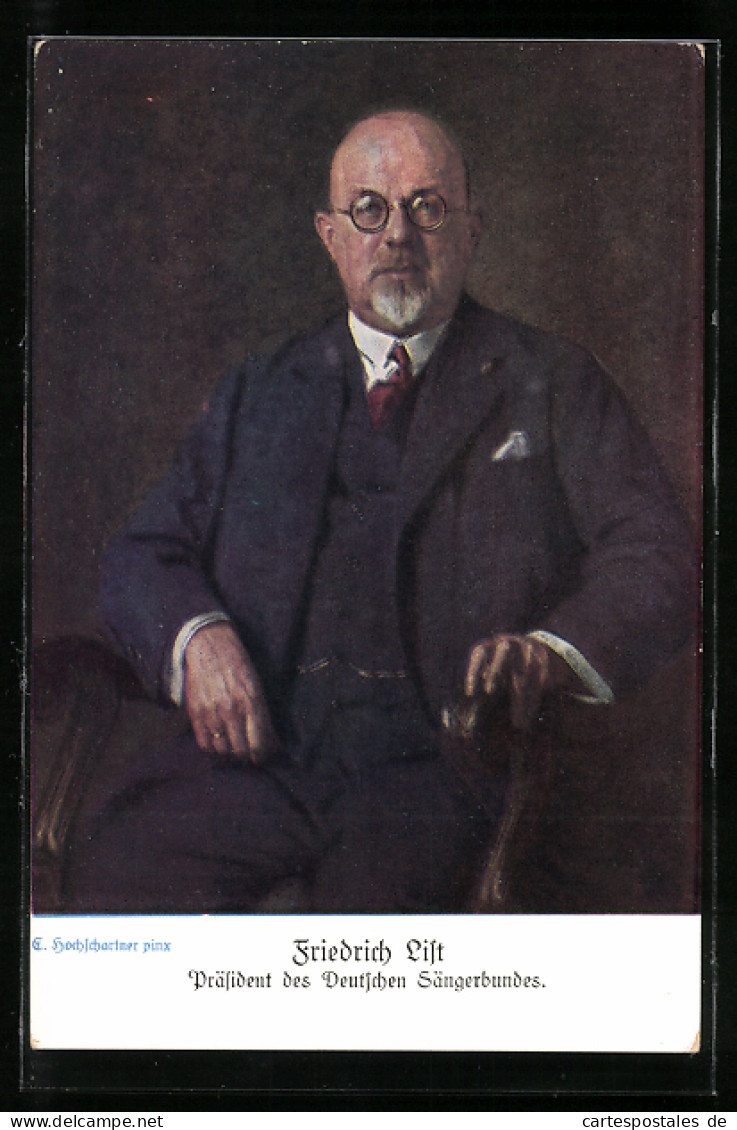 AK Wien, Sängerfest 1928, Friedrich List, Präsident Des Deutschen Sängerbundes  - Other & Unclassified