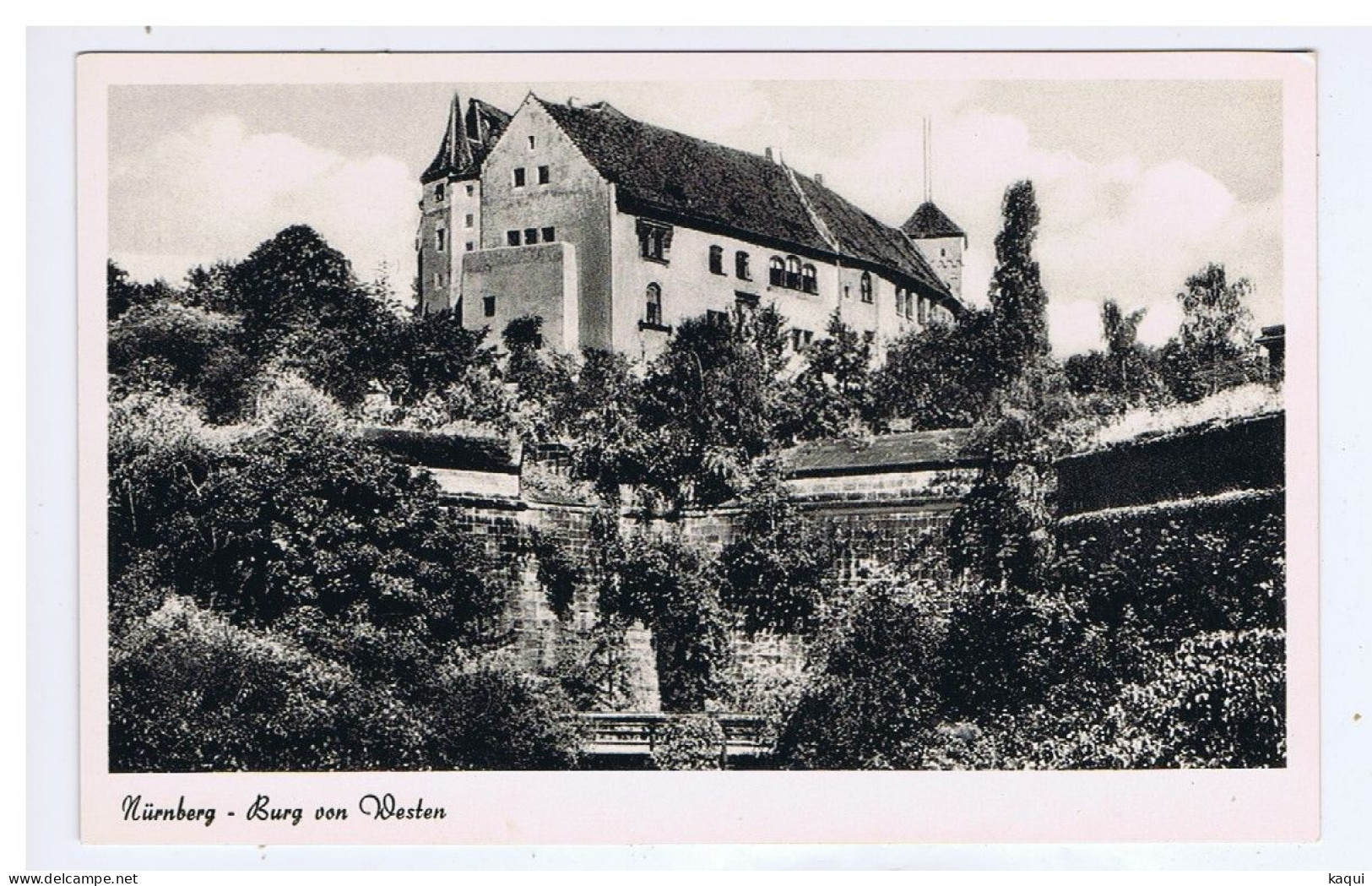 ALLEMAGNE - NÜRNBERG - Burg Von Westen - Verlag Paul Janke - Nuernberg