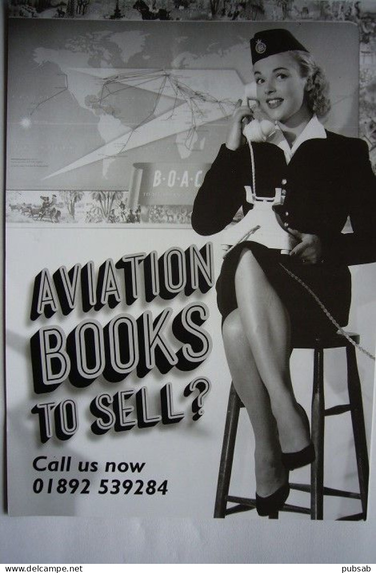 Avion / Airplane / BOAC - BRITISH OVERSEAS AIRWAYS CORPORATION / Air Hostess / Size : 15X21cm - 1946-....: Ere Moderne