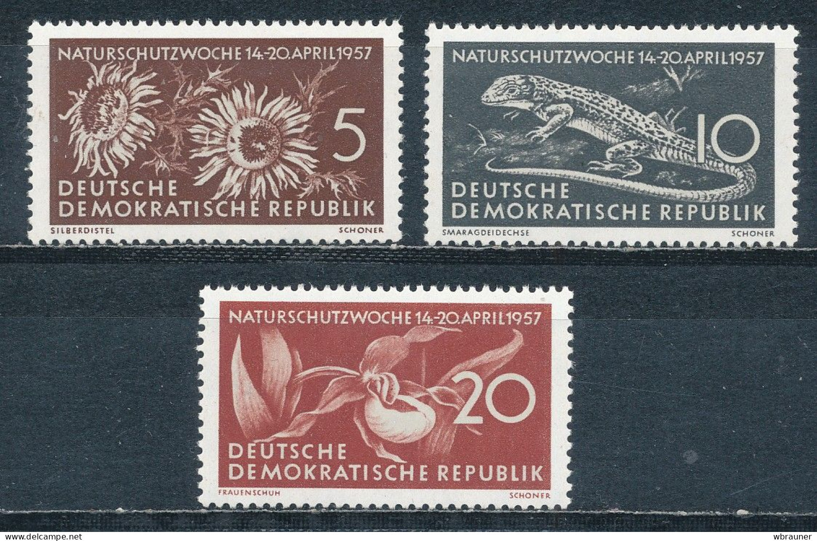 DDR 561/63 ** Mi. 3,20 - Unused Stamps