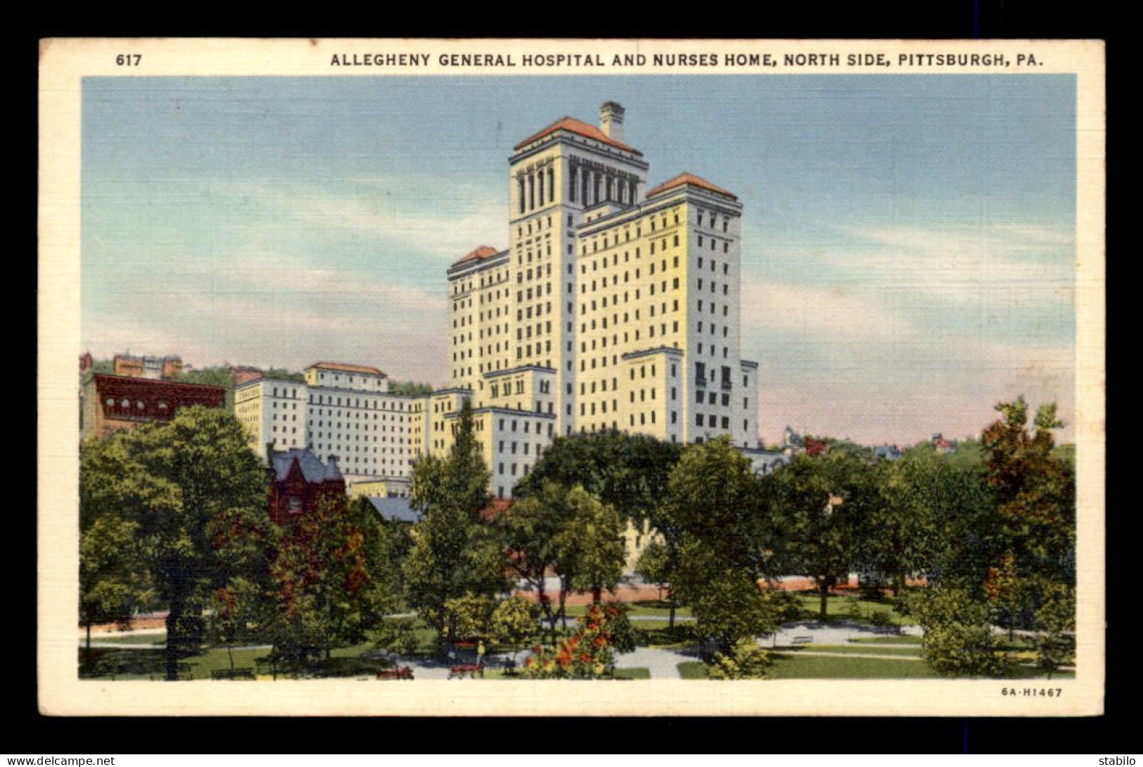 ETATS-UNIS - PITTSBURGH - ALLEGHENY GENERAL HOSPITAL AND NURSES HOME - Andere & Zonder Classificatie