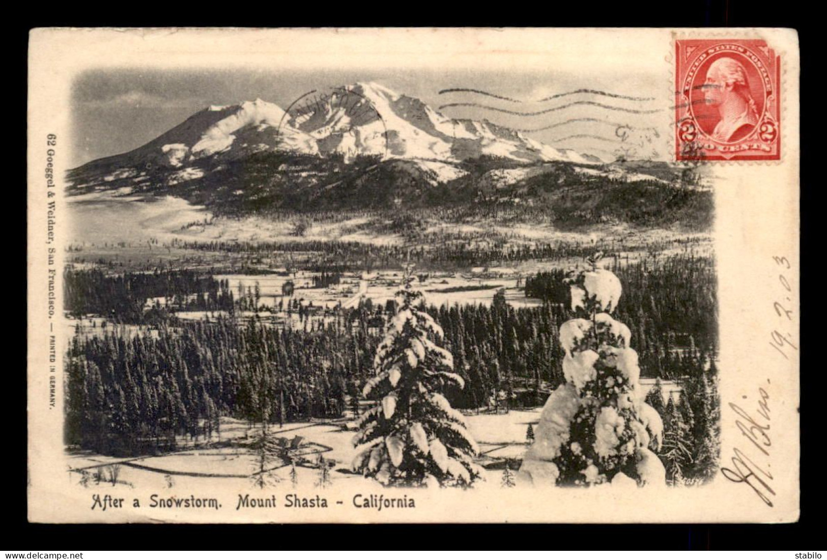 ETATS-UNIS - AFTER A SNOWSTORM, MOUNT SHASTA - Andere & Zonder Classificatie