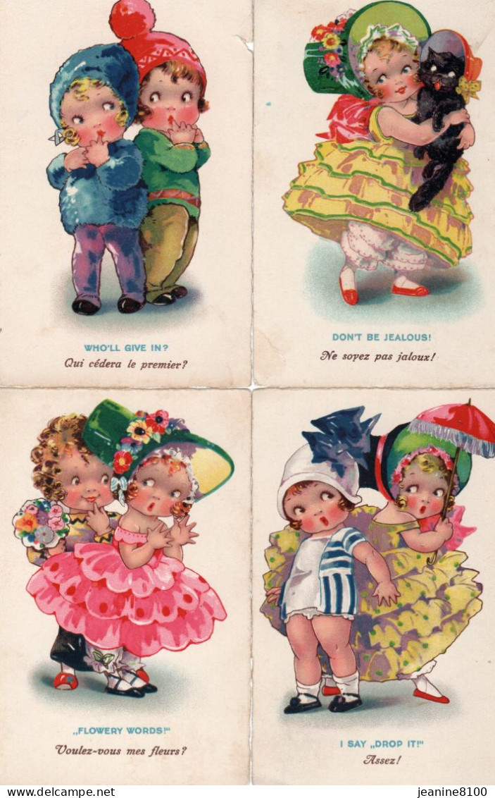 6 Cartes Illustrateur Série Dolly - 1900-1949