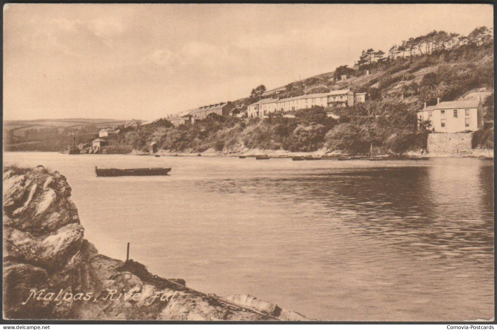 Malpas, River Fal, Cornwall, C.1910s - Fortescue Postcard - Otros & Sin Clasificación