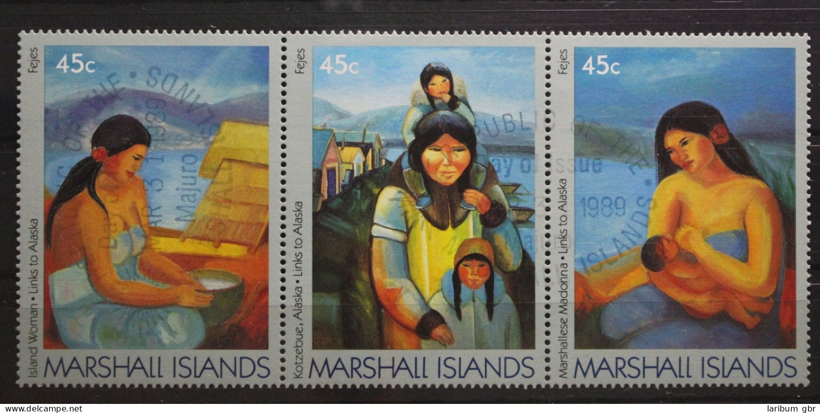 Marshall-Inseln 209-211 Gestempelt Als Dreierstreifen #UQ631 - Marshall Islands