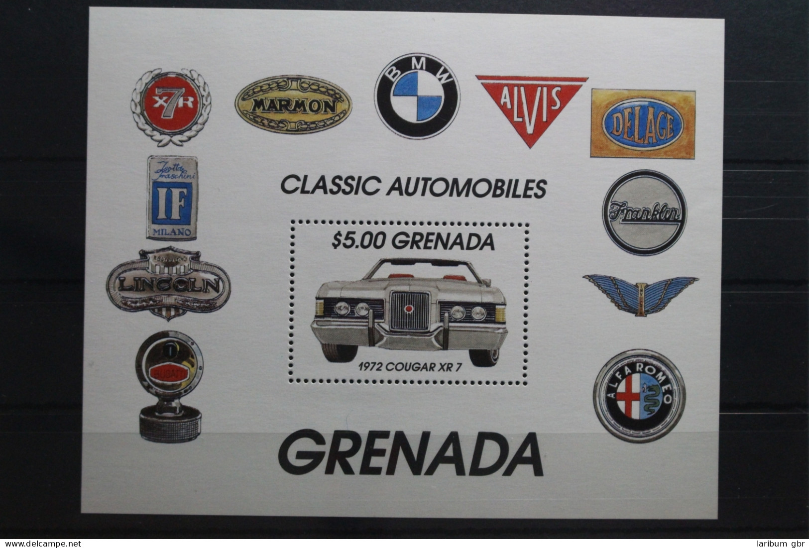 Grenada Block 115 Mit 1226 Postfrisch #UR833 - Autos