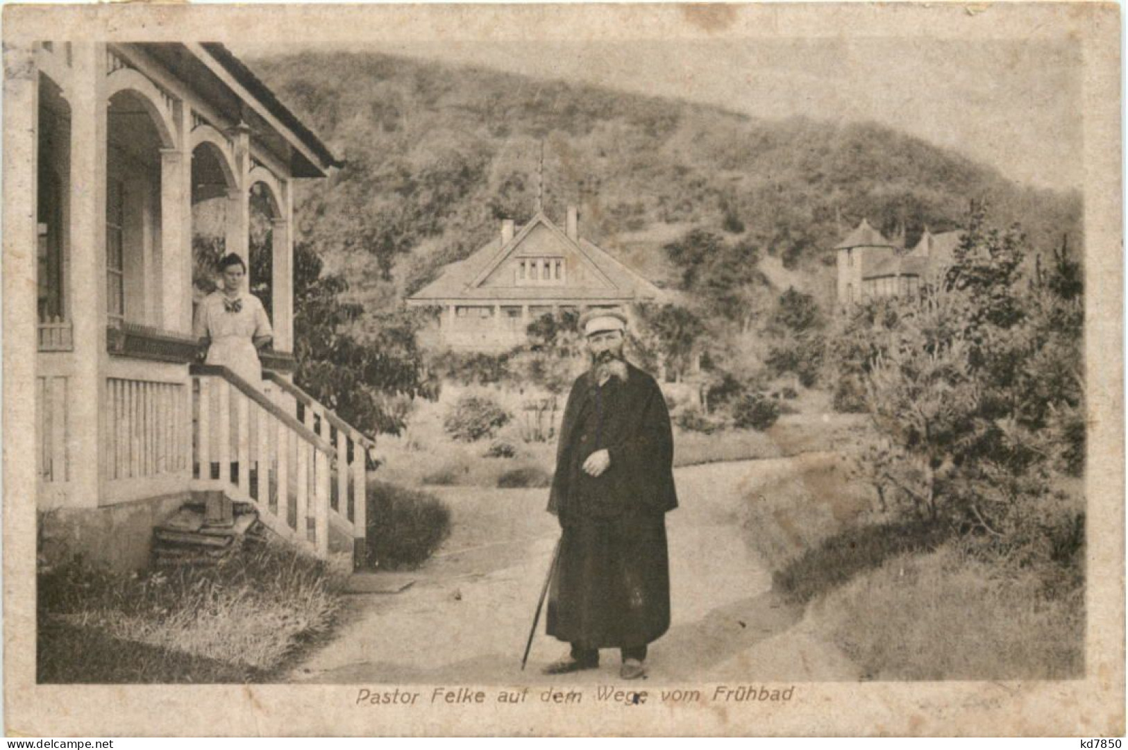 Sobernheim - Pastor Felke Auf Dem Wege Vom Frühbad - Bad Kreuznach