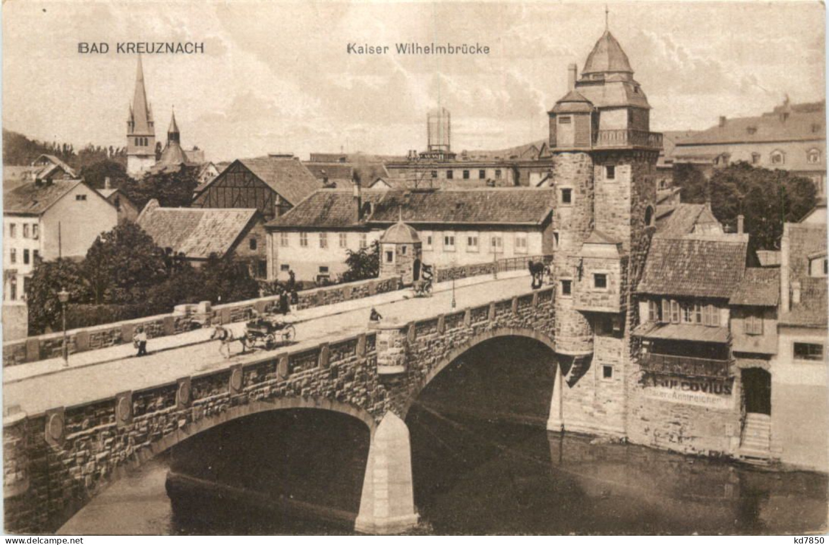 Bad Kreuznach - Kaiser Wilhelmbrücke - Bad Kreuznach