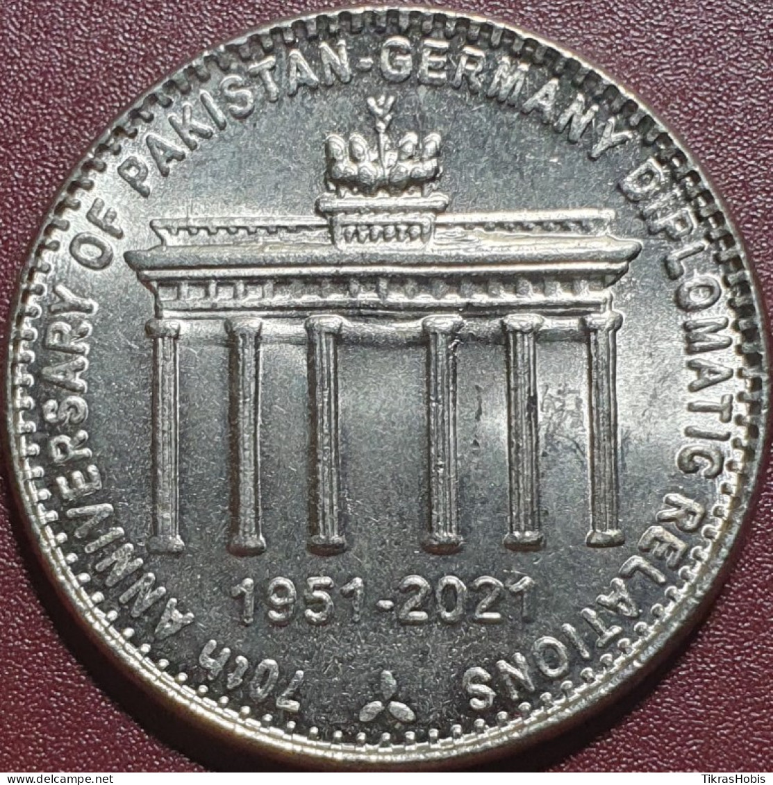 Pakistan 70 Rupees, 2021 70 Diplomacy With Germany UC109 - Pakistán