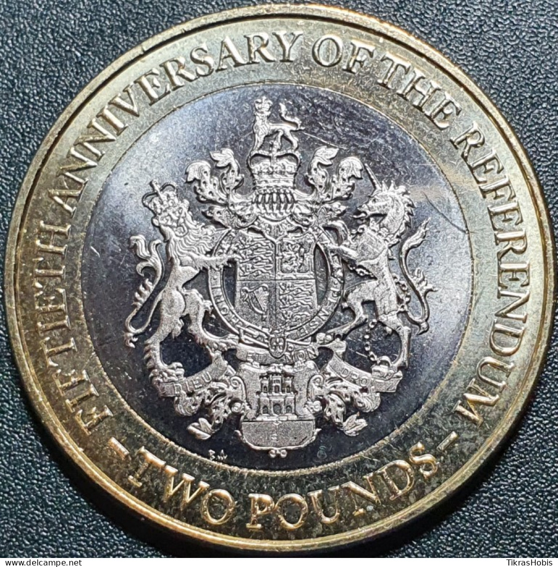 Gibraltar 2 Pounds, 2017 Referendum 50 UC123 - Gibilterra