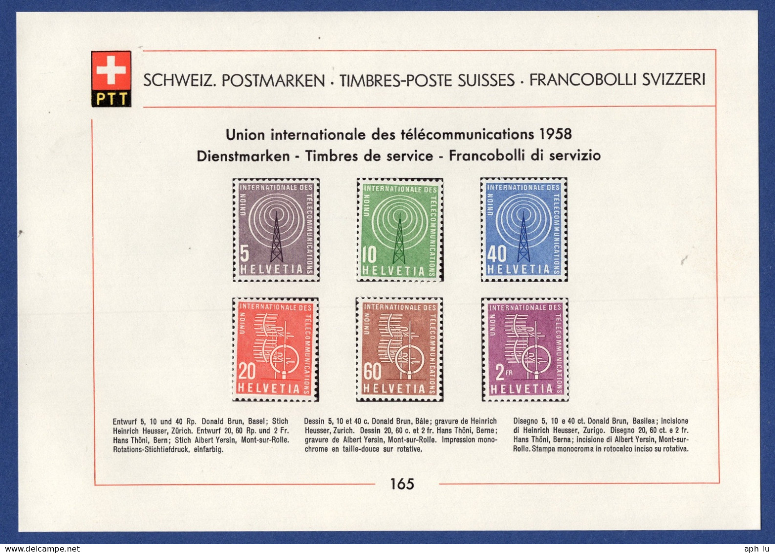 Union Internationale Des Télécommunications (UIT) (DDD067) - Service