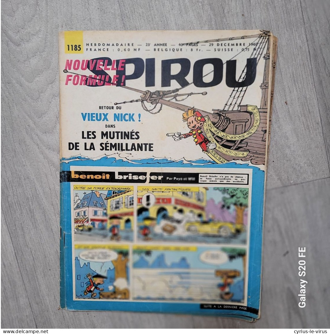 Magazines Spirou  ** Benoit Brisefer - Spirou Magazine