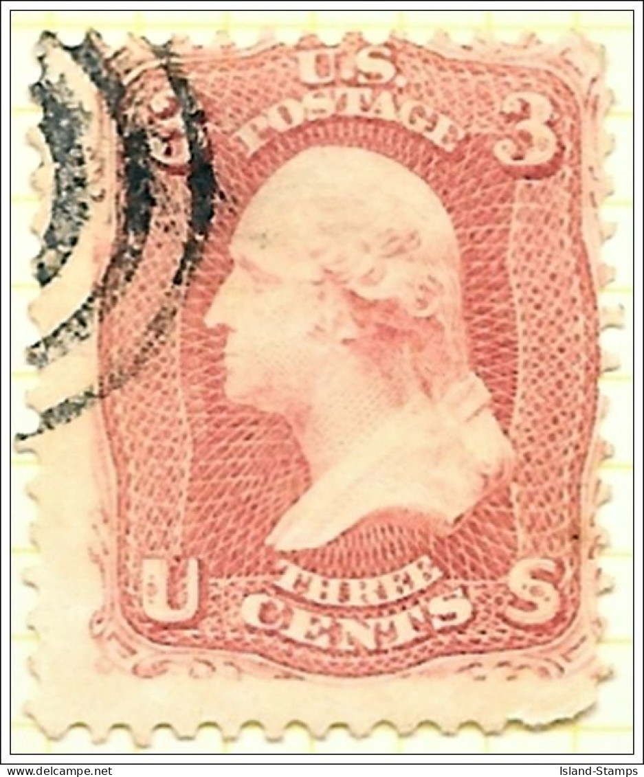 USA 1861 3c Washington Used. - Gebruikt