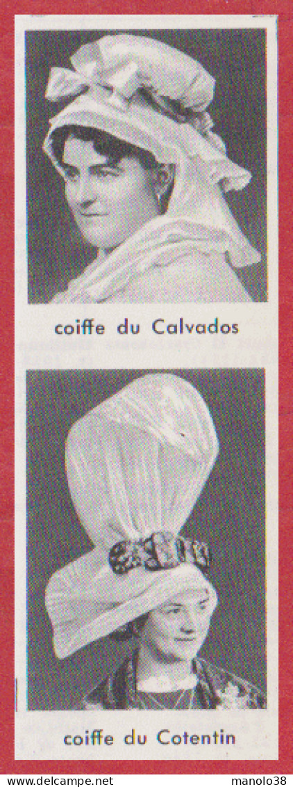 Coiffes Traditionnelles. Coiffe Du Calvados, Coiffe Du Cotentin. Larousse 1960. - Historische Dokumente