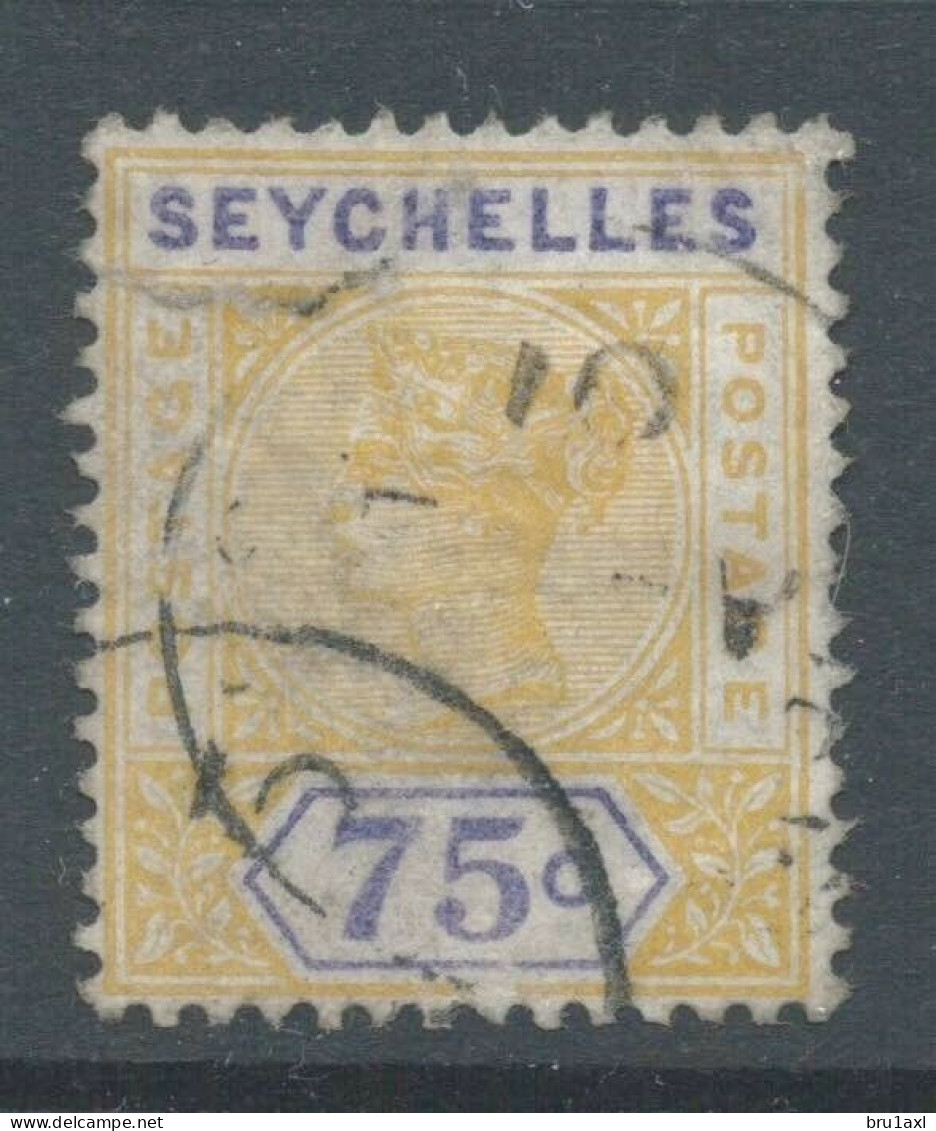 Seychelles 1900 SG33 Damaged Tear Left Top (1) - Seychellen (...-1976)