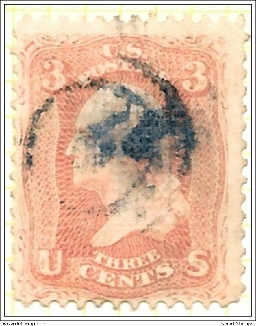 USA 1861 3c Washington Used. - Gebruikt