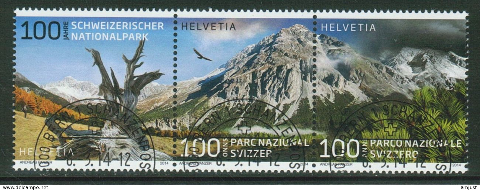 Suisse /Schweiz/Svizzera/Switzerland  // 2014 // 100 Ans Du Parc National No. 1496-1498 - Oblitérés