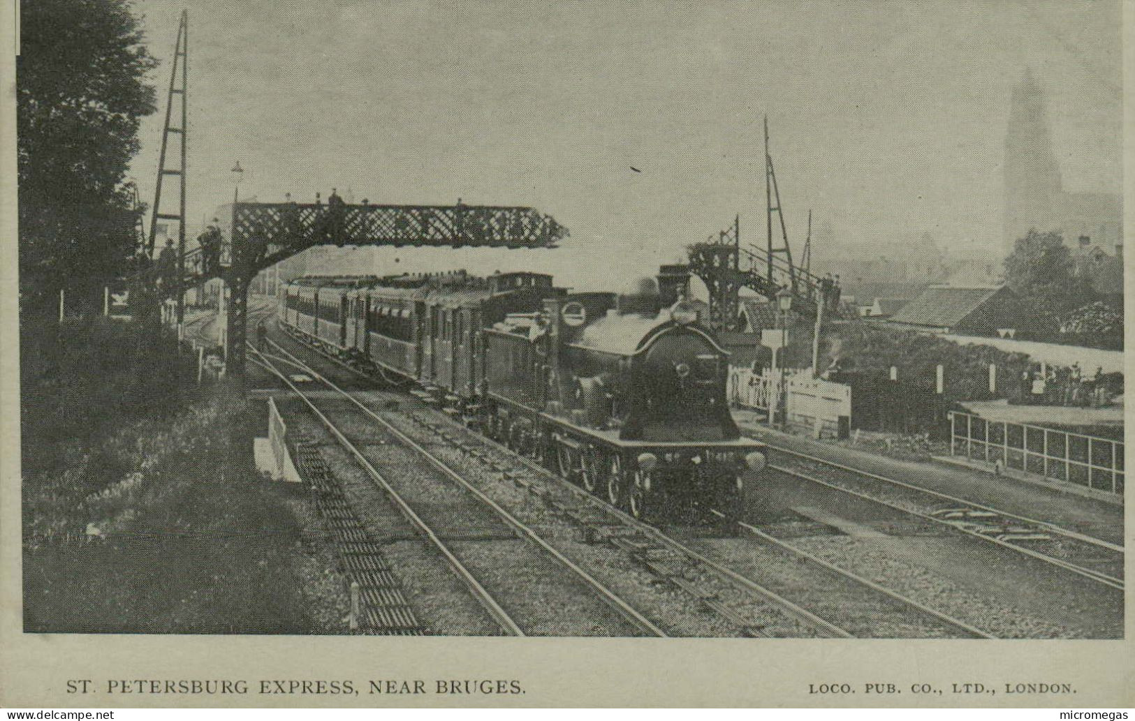 St-Petersburg Express Near Bruges - Trains