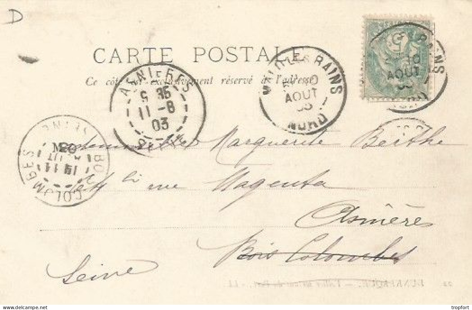 CPA Carte Postale 1903  DUNKERQUE 59   Voilier Sortant Du Port - Dunkerque