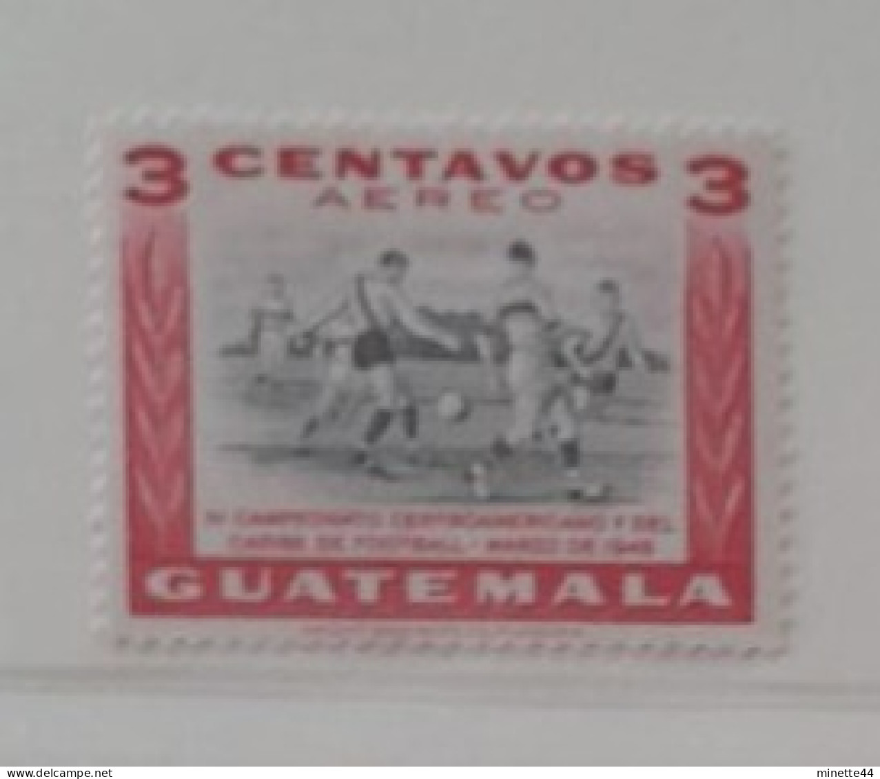GUATEMALA 1948 MNH** 5 STAMPS FULL SET  FOOTBALL FUSSBALL SOCCER CALCIO VOETBAL FUTBOL FUTEBOL FOOT FOTBAL - Unused Stamps