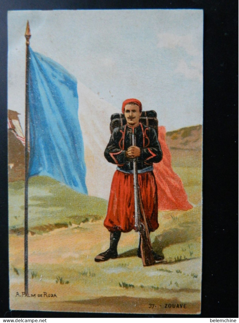 A. PALM DE ROSA                                          ZOUAVE - Régiments