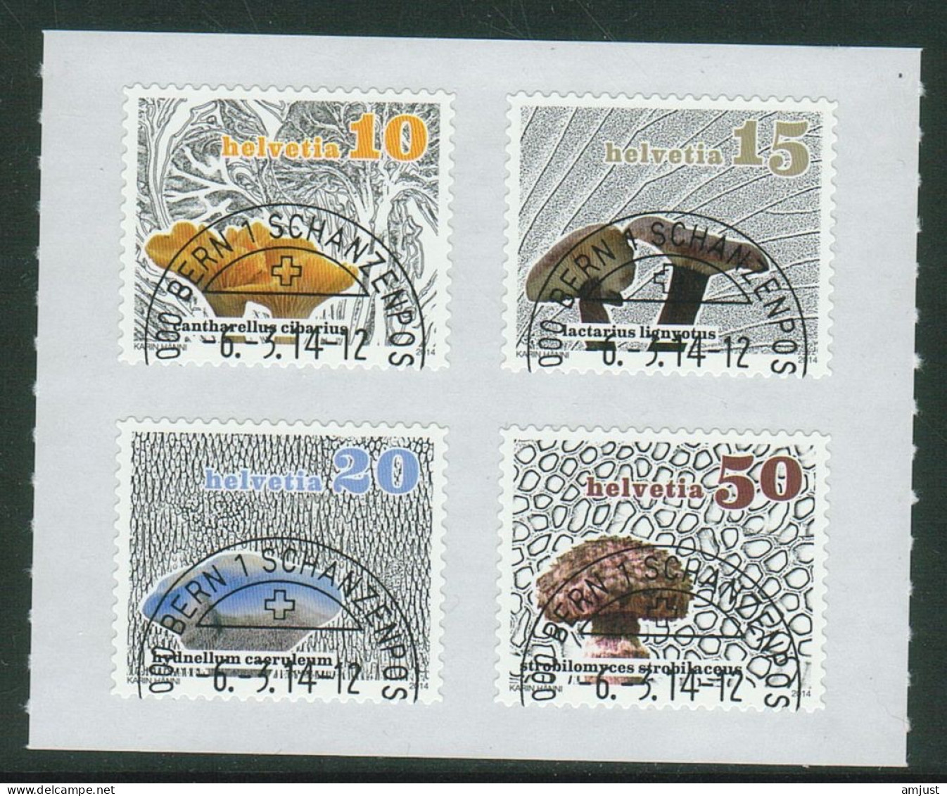 Suisse /Schweiz/Svizzera/Switzerland  // 2014 // ChampignonsNo. 14503-1506 - Used Stamps