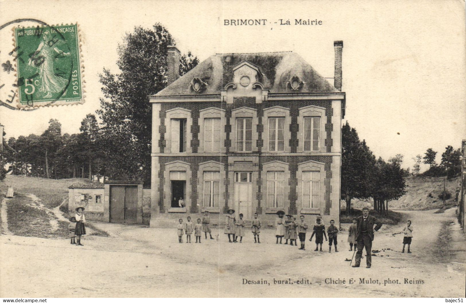 Brimont - La Mairie "enfants" "animés" - Otros & Sin Clasificación
