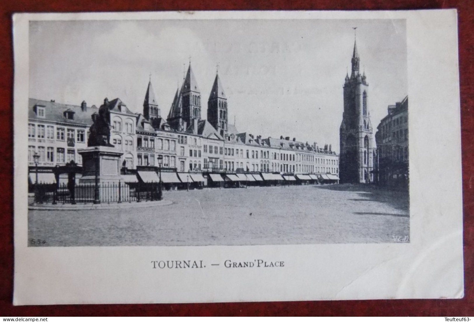 Cpa Tournai ; Grand'place - Doornik