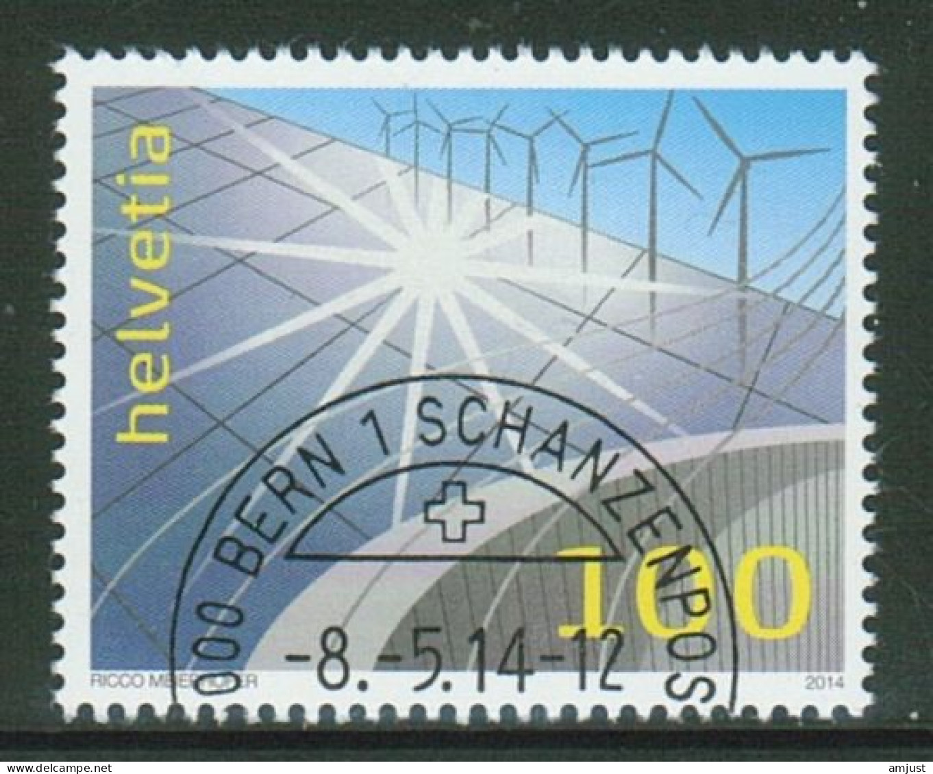 Suisse /Schweiz/Svizzera/Switzerland  // 2014 // Energie Renouvelable No. 1507 - Oblitérés