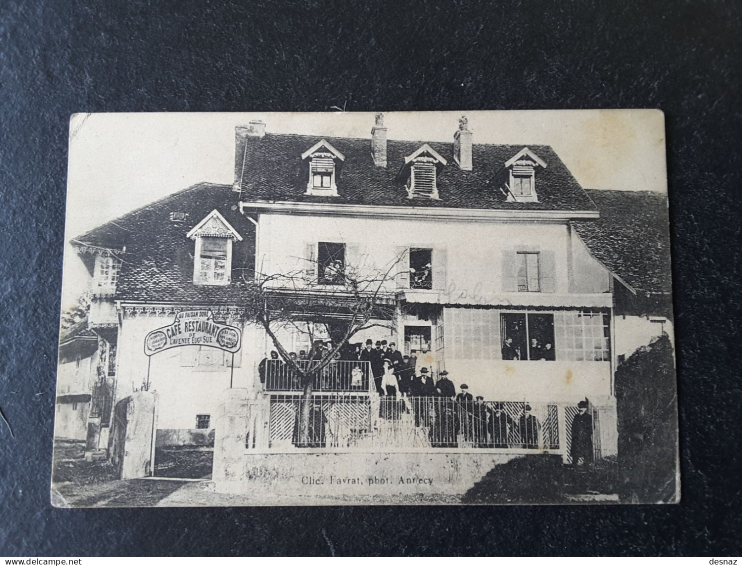 Annecy Café Restaurant" Au Faisan Doré " Rue Eugène Sue éditeur Favrat - Annecy