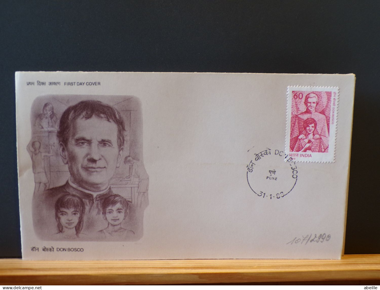 107/299B  FDC INDIA DON BOSCO - Christendom