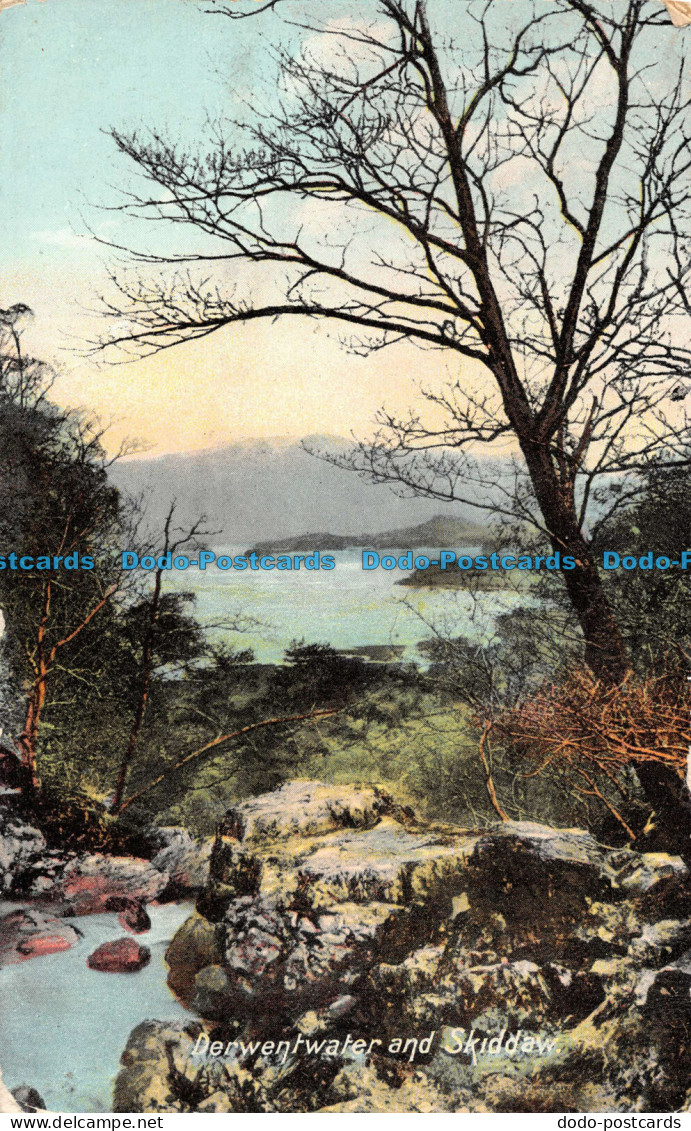 R091741 Derwentwater And Skiddaw. B. B. London. 1908 - Other & Unclassified
