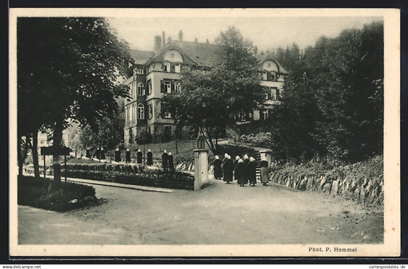 AK Freudenstadt, Diakonissen-Erholungshaus Salem, Mit Diakonissen  - Salem