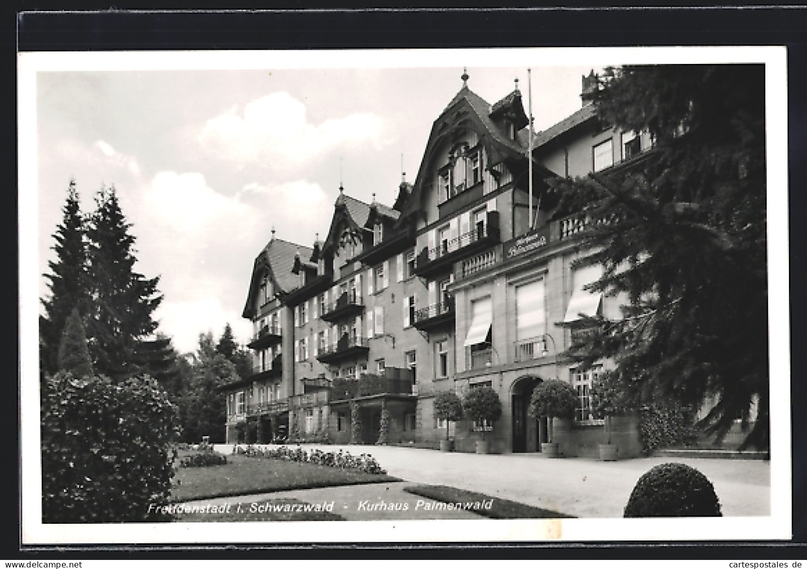 AK Freudenstadt /Schwarzwald, Kurhaus Palmenwald Mit Anlagen  - Freudenstadt