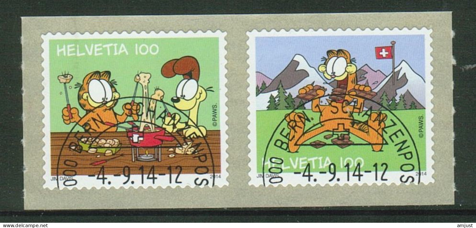 Suisse /Schweiz/Svizzera/Switzerland  // 2014 // Garfield  No. 1518-1519 - Usati