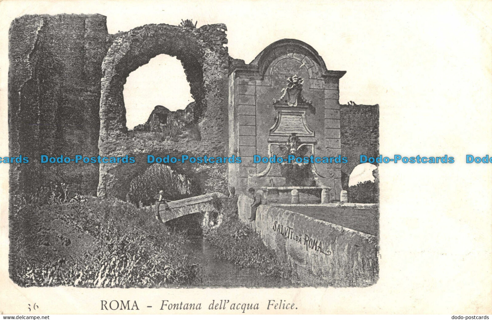 R094149 Roma. Fontana Dell Acqua Felice - Monde