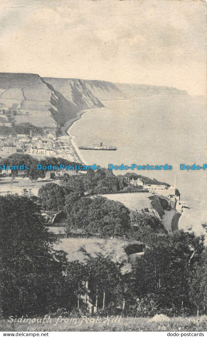 R091755 Sidmouth From Peak Hill. Frith. 1919 - Monde