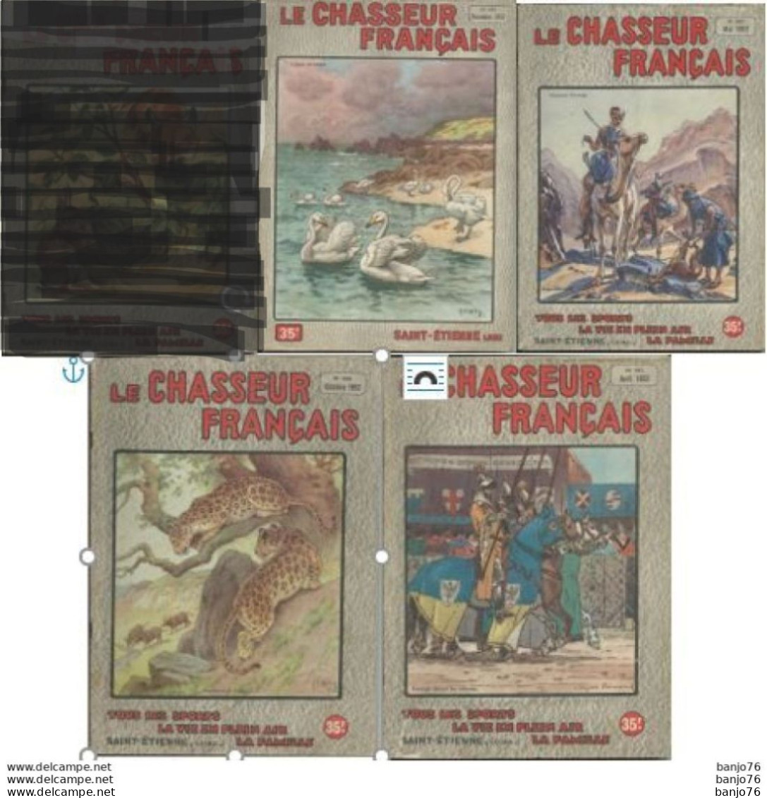 LOT Le Chasseur Français - Année 1952 - 4 Numéros - Hunting & Fishing