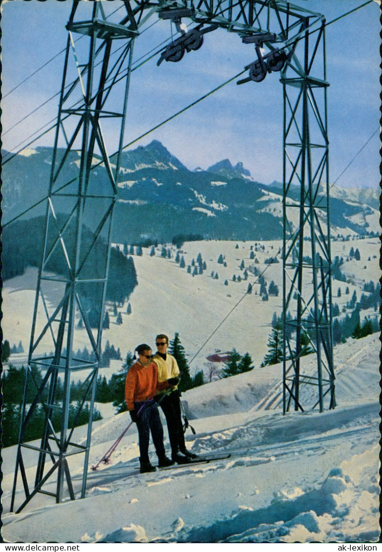 Unterjoch Bad Hindelang Skifahrer - Spießerlift Tannheimer Gruppe 1971 - Other & Unclassified