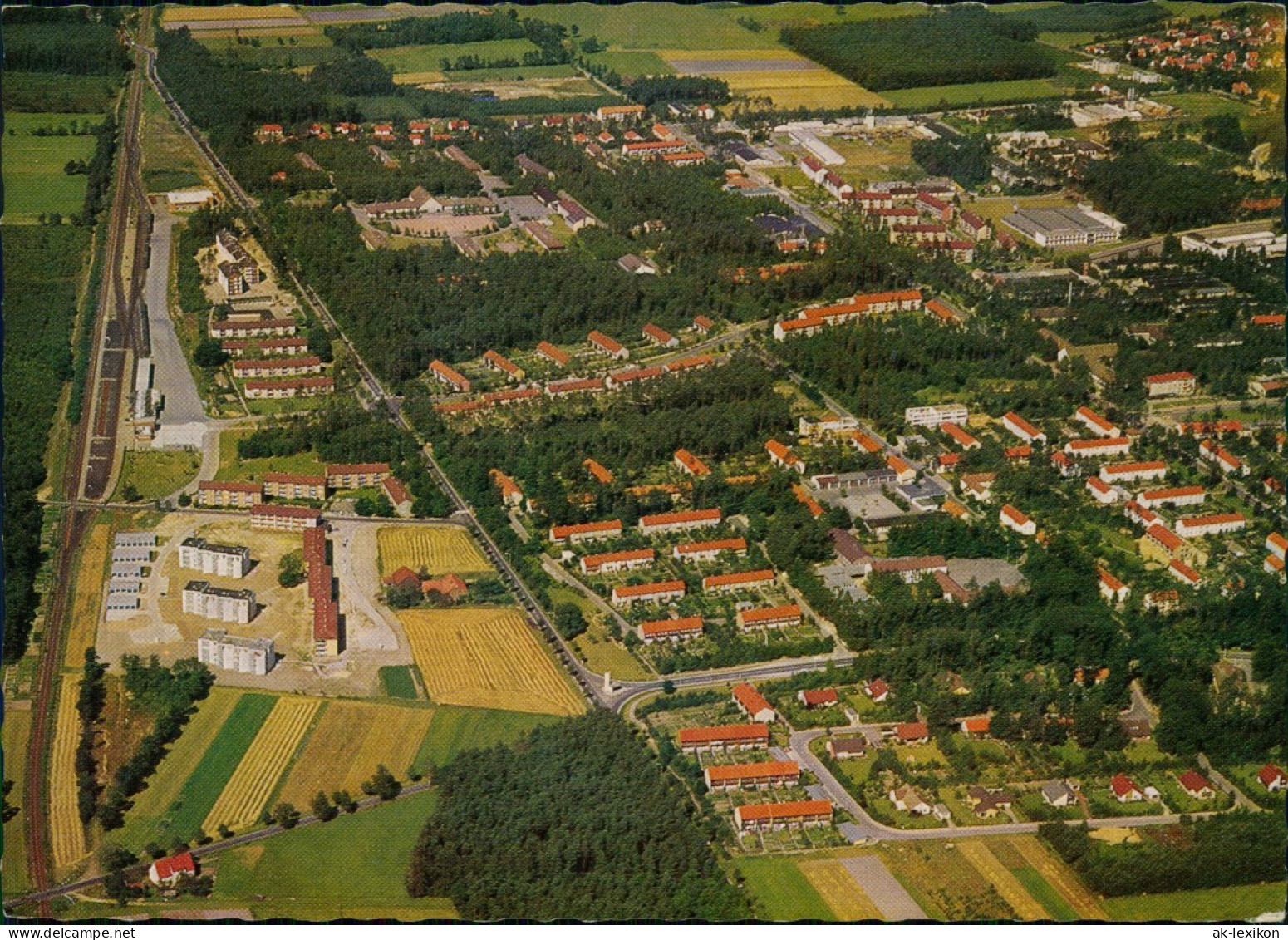 Ansichtskarte Espelkamp Luftbild Neubausiedlung 1972 - Espelkamp