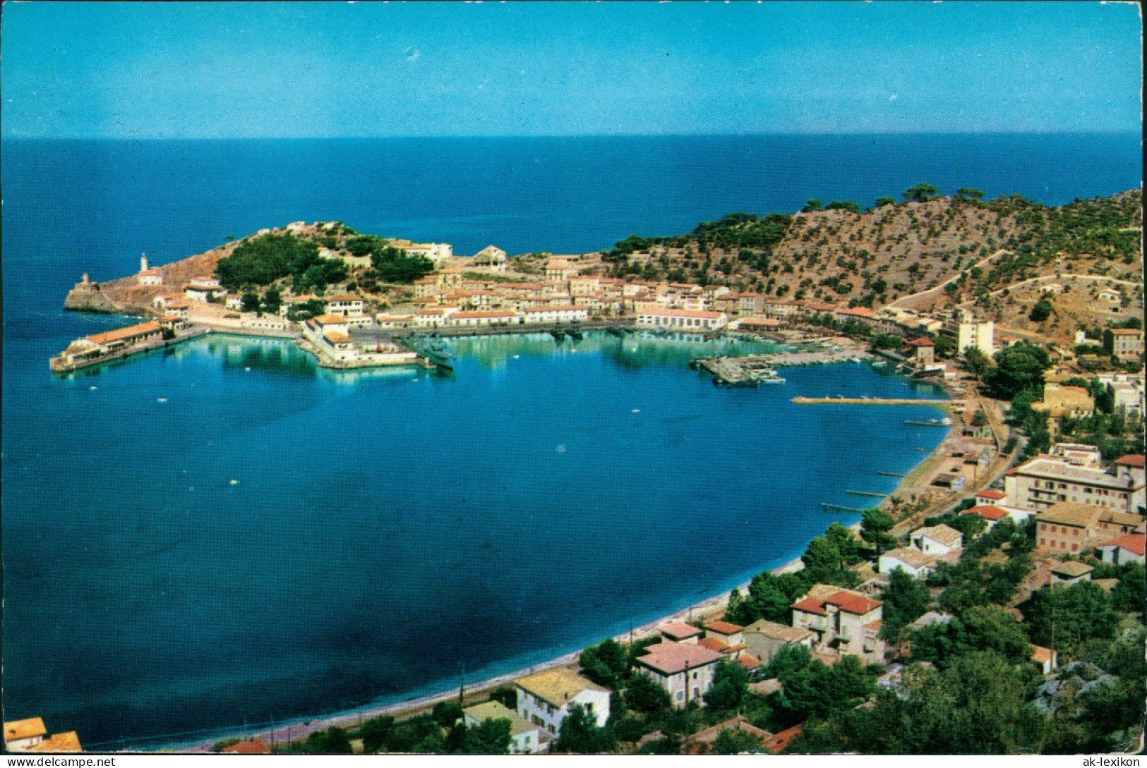 Sóller (Mallorca) Panorama-Ansicht Puerto De Soller Mallorca Balearen 1963 - Altri & Non Classificati