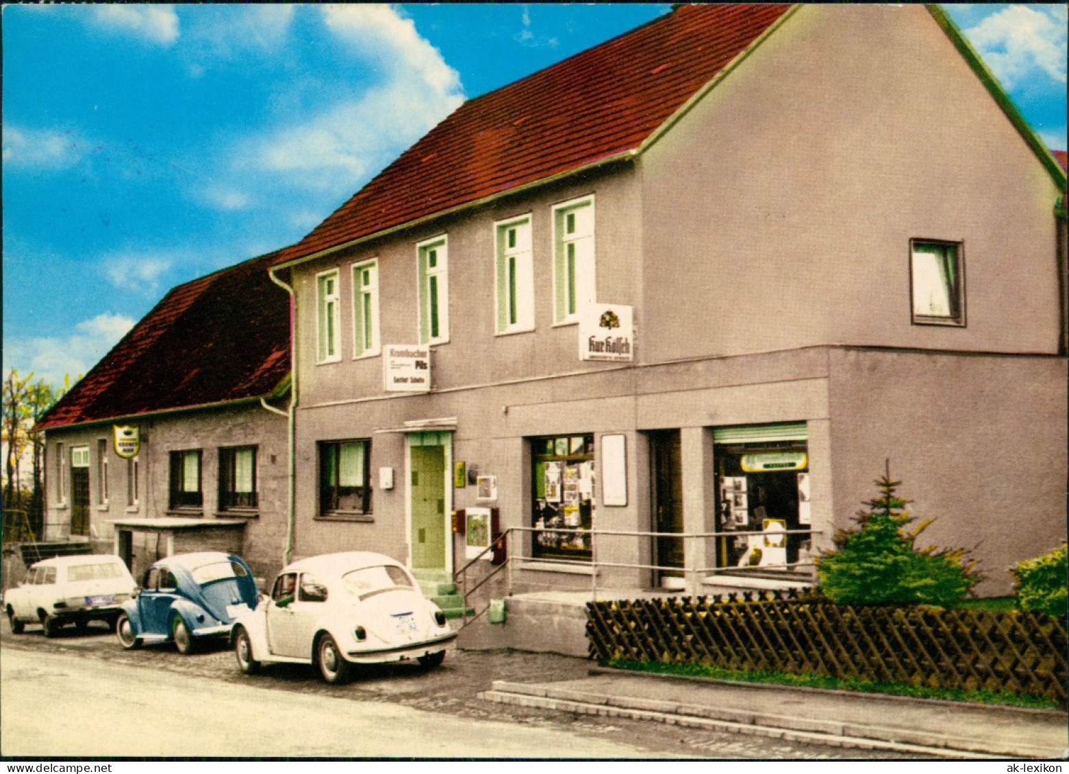 Halscheid VW Käfer Am Gasthaus Pension Schulte Halscheid Bei Rosbach (Sieg) 1978 - Autres & Non Classés